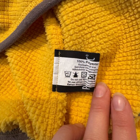 Arc'teryx Yellow Quarter Zip Pullover Fleece Womens S - Picture 5 of 5